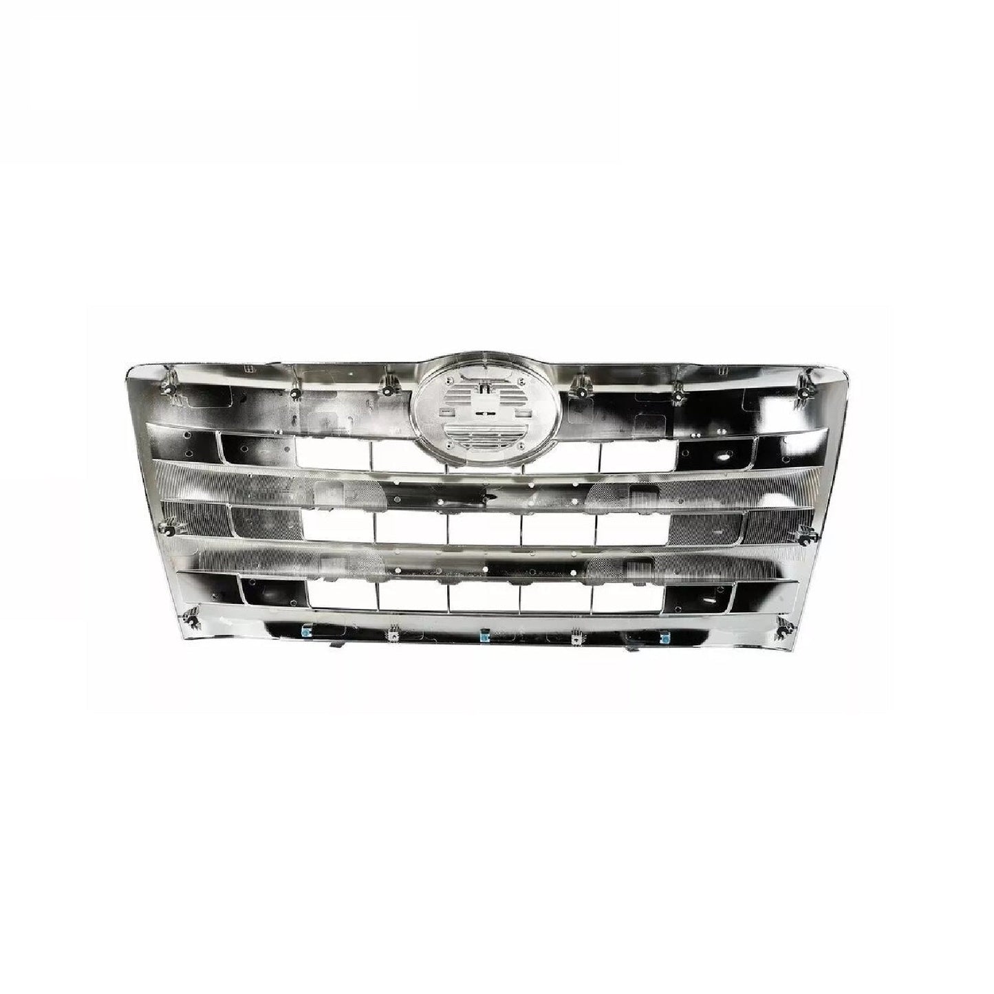 Front Chrome Grille Chrome Horizontal Billet Main Grille Compatible with 2011-2016 Hino 238 268 338 Chrome Front Grille Replacement 2062665632
