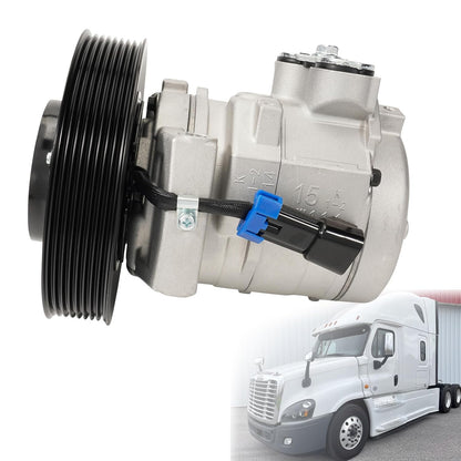 AC Compressor for Freightliner Cascadia， 2265771000 Air Conditioner Compressor with Clutch