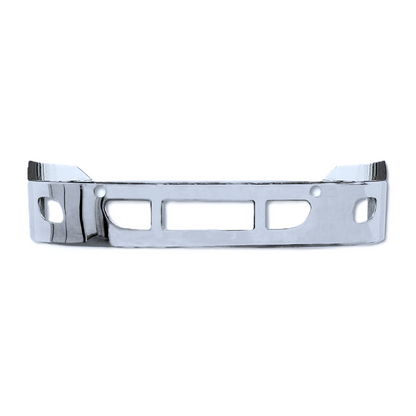 freightliner cascadia 2008-2017 16'' stainless steel bumper with fog light hole