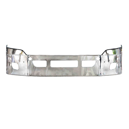 freightliner cascadia 2008-2017 16'' stainless steel bumper with fog light hole