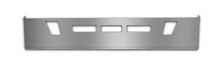 Volvo VNL 2004-2017 16 inches Stainless Steel Bumper with fog lights hole