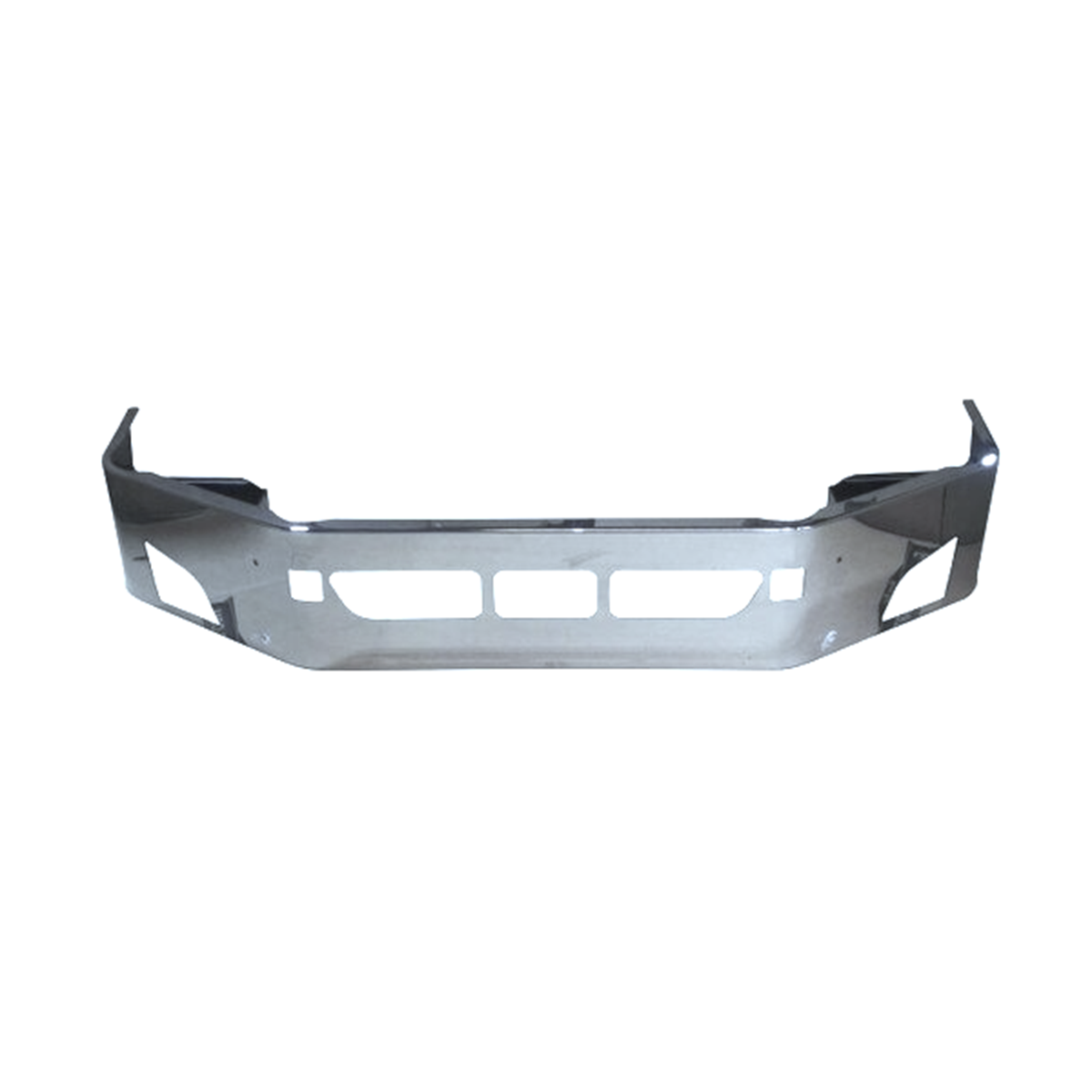 Volvo VNL 2018-2024 17 inches Stainless Steel Bumper with FOG LIGHT HOLE