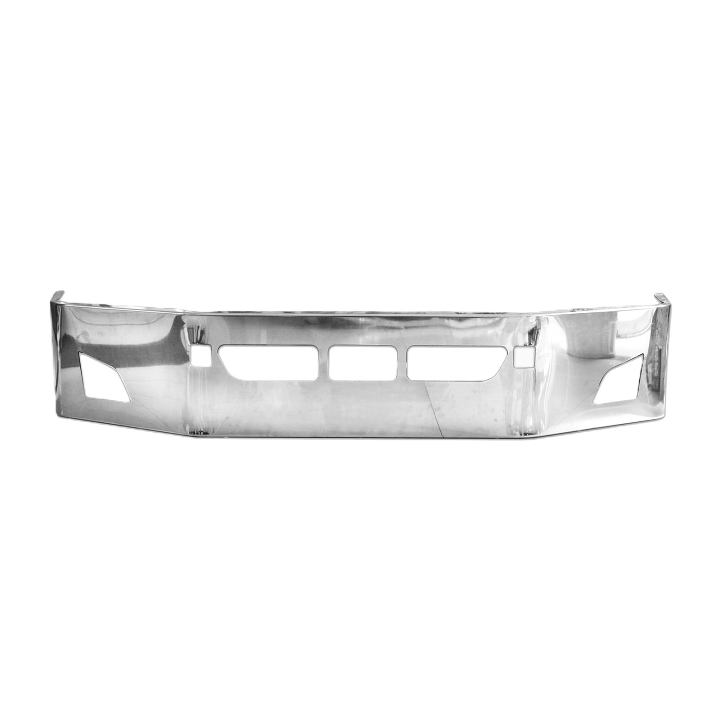 Volvo VNL 2018-2024 17 inches Stainless Steel Bumper with FOG LIGHT HOLE