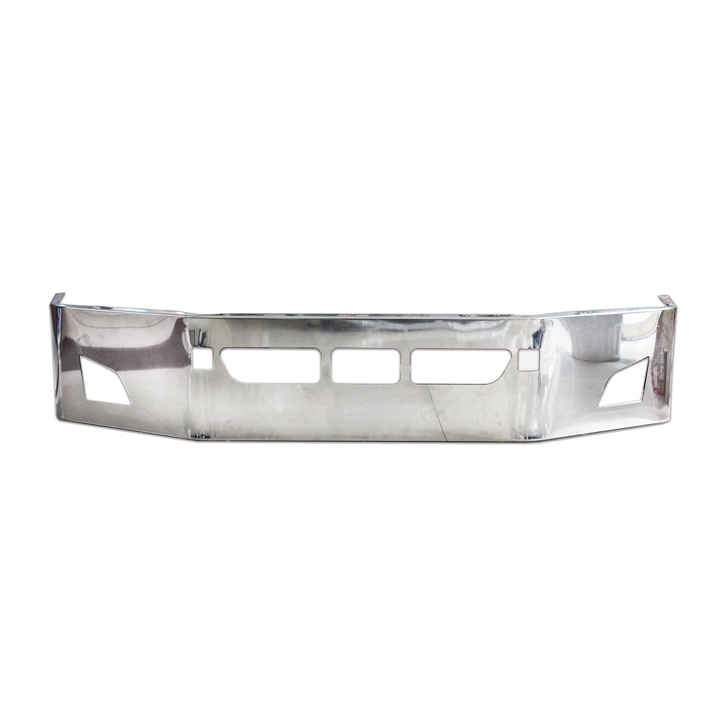 Volvo VNL 2018-2024 17 inches Stainless Steel Bumper with FOG LIGHT HOLE