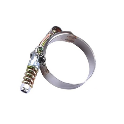Stainless Steel Spring Loaded T-Bolt Hose Clamps 66-74mm (2 5/8" - 2 15/16") for Semi Truck & Trailer