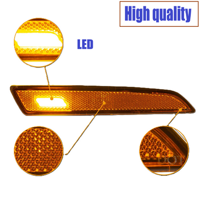 Volvo VNL 2018+ LED Side Marker Light - 12V Amber Reflex Lens