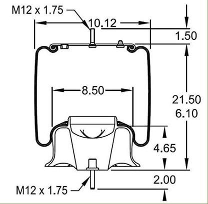 Volvo VNL 2018+ Trucks Air Spring Bag 21132005