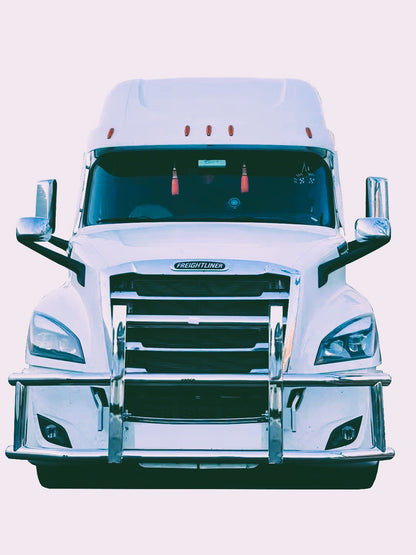 Stainless Steel Deer Guard Bumper w/o bracket for Trailer, semi truck