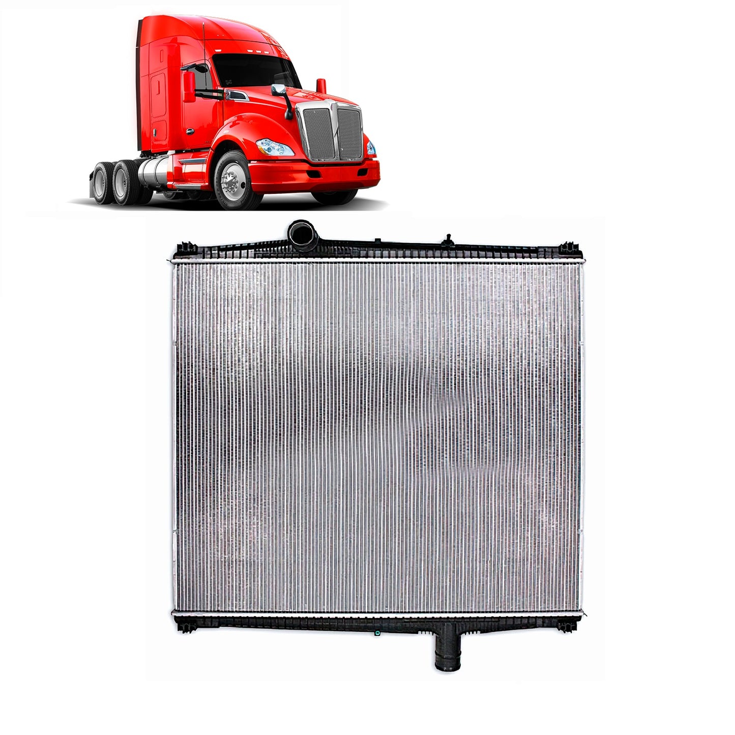 Kenworth T680 2018-2022 Radiator Cummins engines and Packard engines