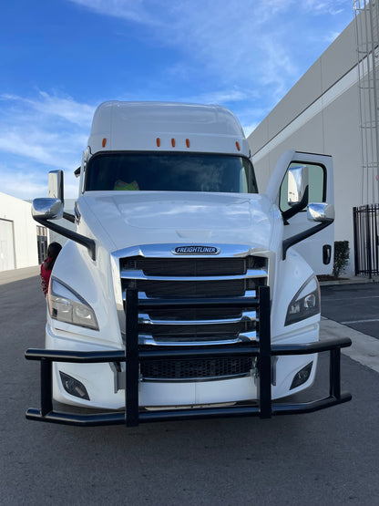 Iron Black Deer Guard Bumper w/o bracket for Semi Truck，Trailer