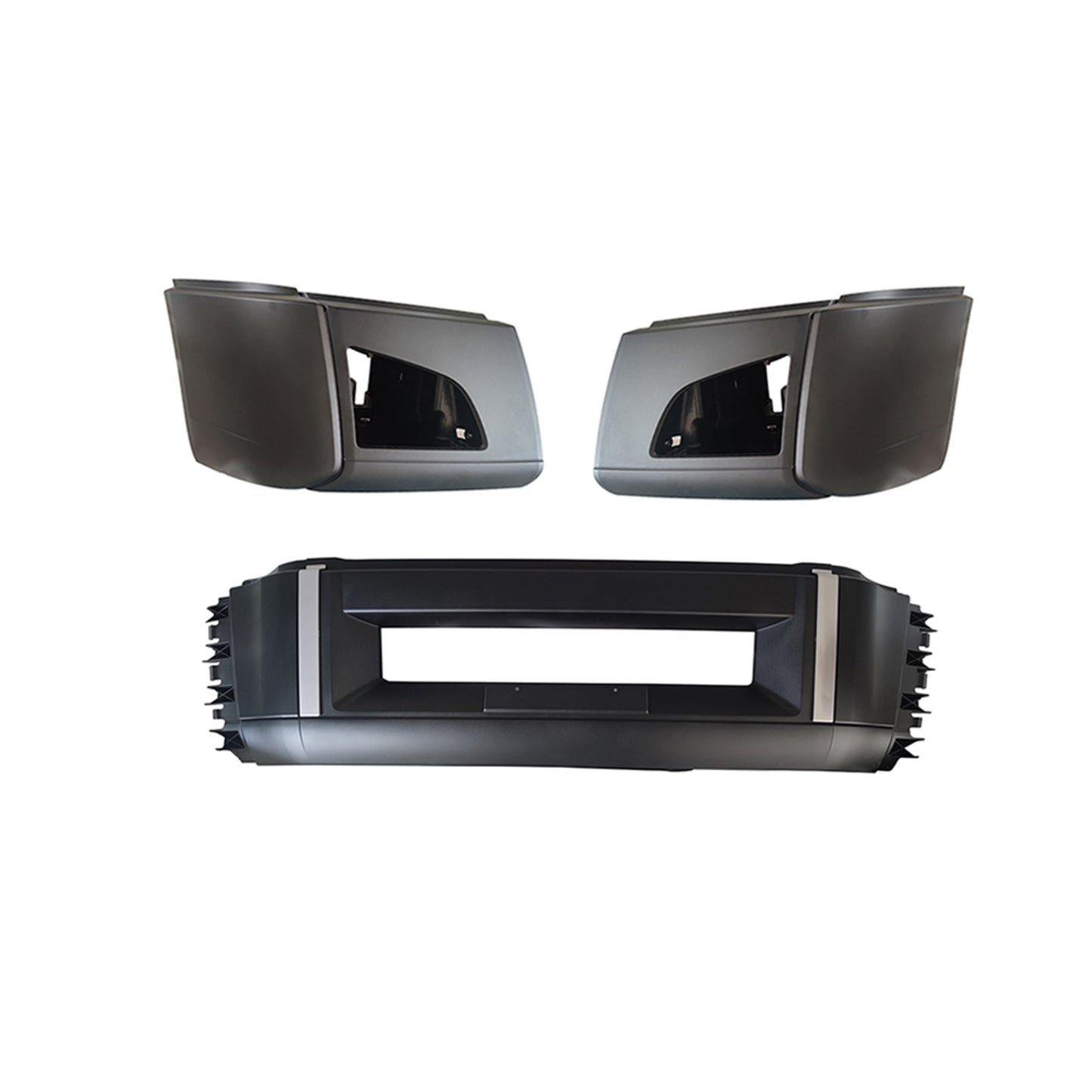 Volvo VNL 2018+ Complete Front Bumper Set With Fog Lamp Hole