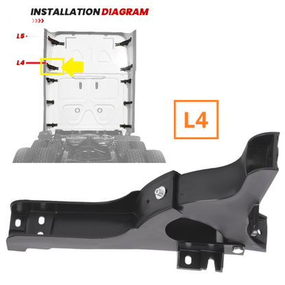 Freightliner Cascadia 2008-2017 Cab Rear Fairing Hinge (L4) Left Driver Side