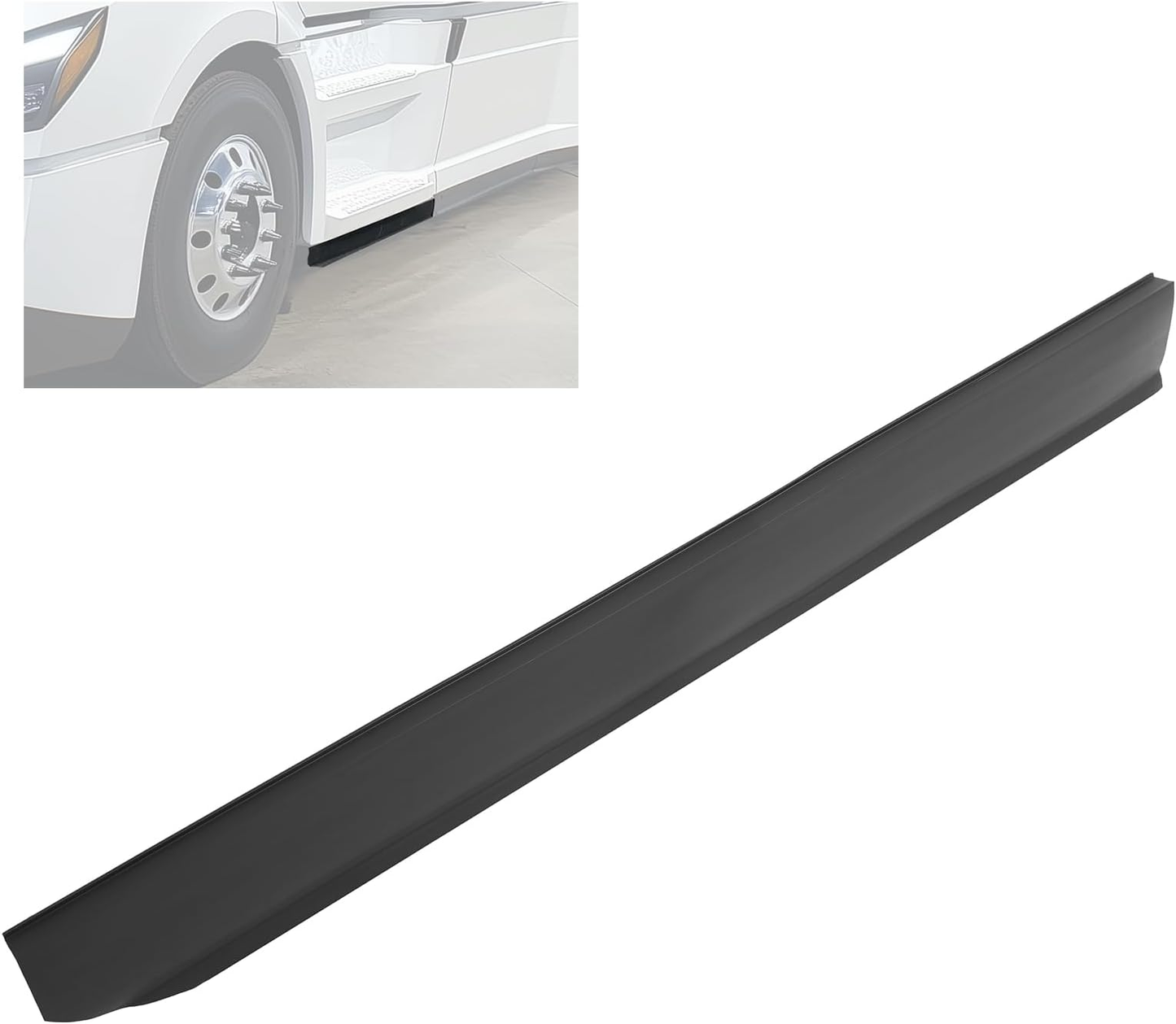 Front Skirt Fairing Extension Stripe Compatible with 2018+ Freightliner Cascadia