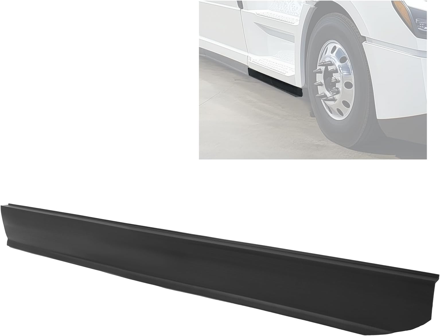Front Skirt Fairing Extension Stripe Compatible with 2018+ Freightliner Cascadia