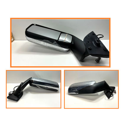 Freightliner Cascadia 2018+ Door Mirror Power and Heated Chrome Right Passenger Side | A22-73907-007