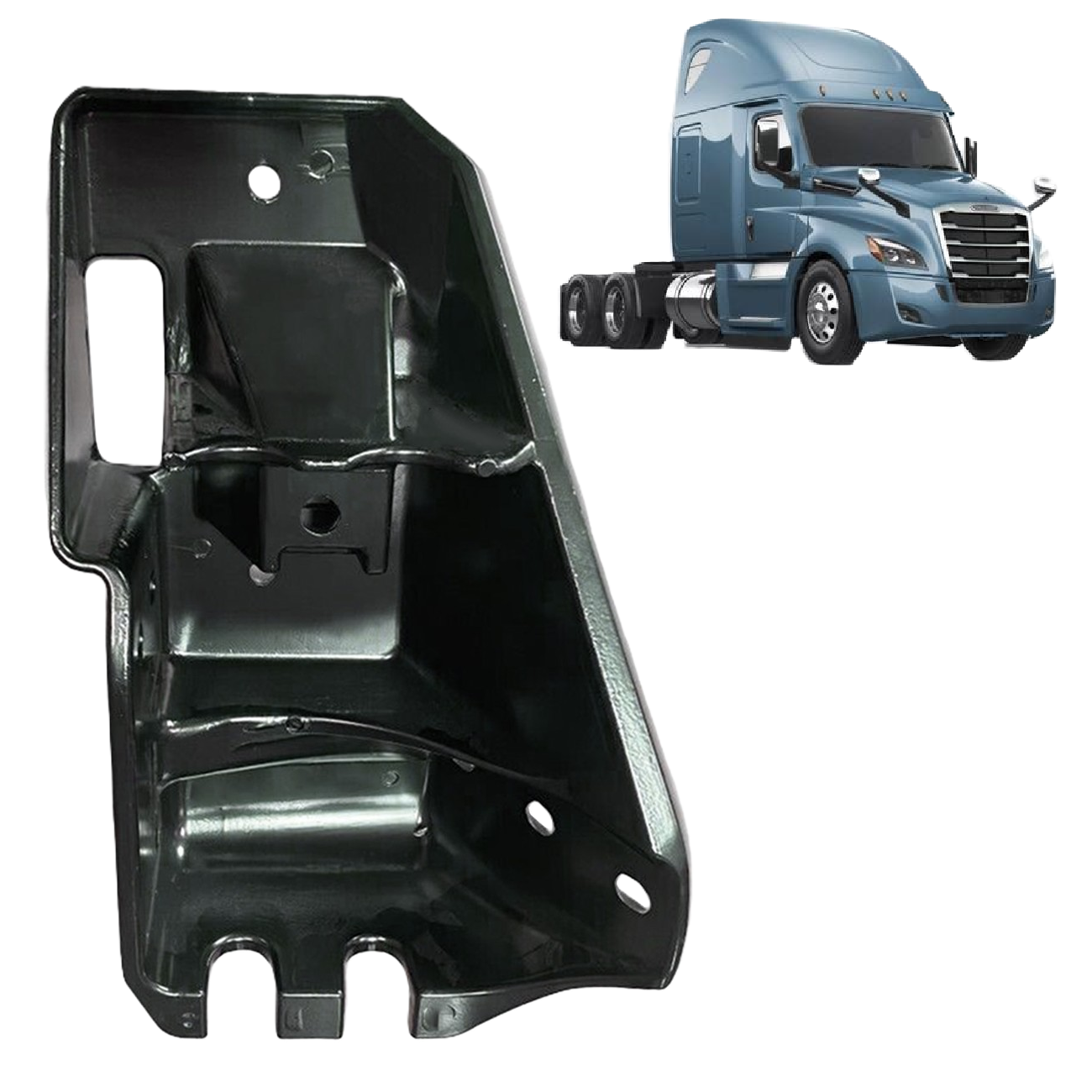 Freightliner Cascadia 2018+ 前保险杠安装支架（左侧驾驶员侧）