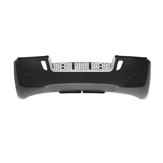 Freightliner Cascadia 2018+ Complete Front Bumper with Chrome Trim Without Fog Lamp Hole