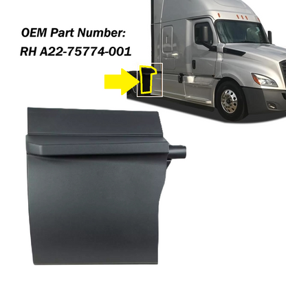 Freightliner Cascadia 2018+ Black Poly Quarter Quarter Fender