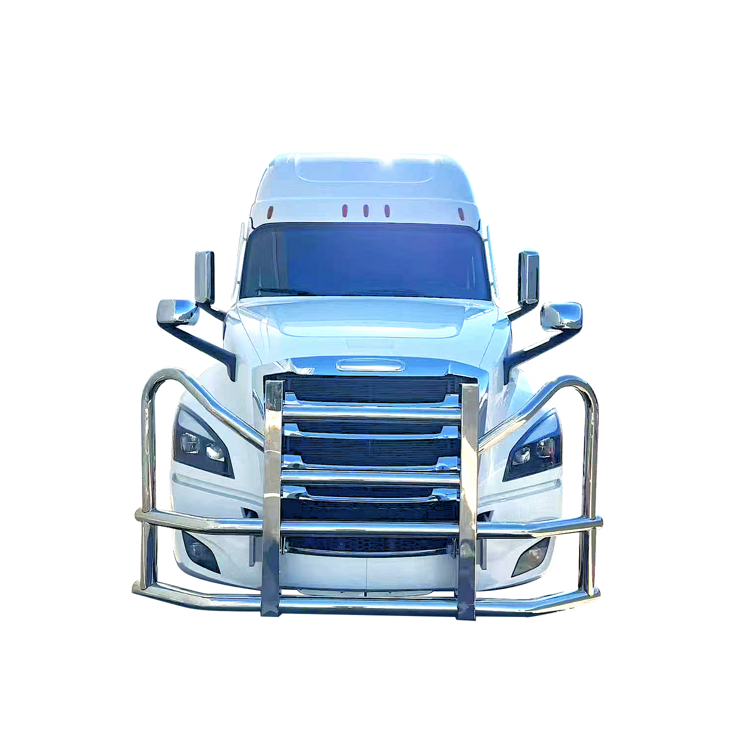 Deer Guard Bumper w/o Bracket for Semi Truck, Trailer | Freightliner Volvo Kenworth Peterbilt