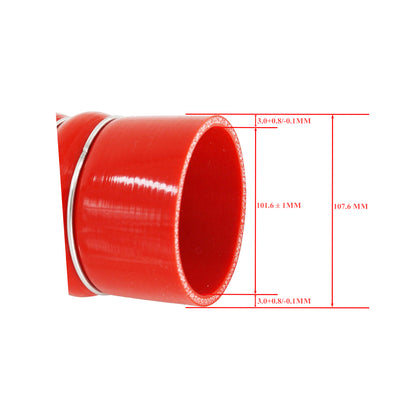 Silicone Charge Air Cooler Hump Hose 4" X 6" Heavy Duty Hoses, HOSE-HUMP DBL 4"X6" SILTU for Semi Truck,Trailer