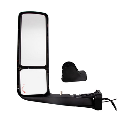 International LT 625 2017+ Door Mirror with Signal Light and CB  Antenna | Chrome Cover