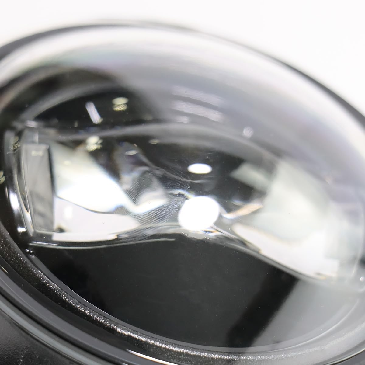 LED Fog Lights Assembly for Kenworth T660 2013-2021, Peterbilt 579 2013-2022, Peterbilt 587 2013-2022,  Black Housing Fog Lamp