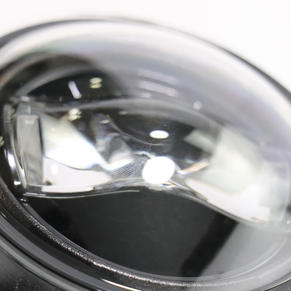 LED Fog Lights Assembly for Kenworth T660 2013-2021, Peterbilt 579 2013-2022, Peterbilt 587 2013-2022,  Black Housing Fog Lamp