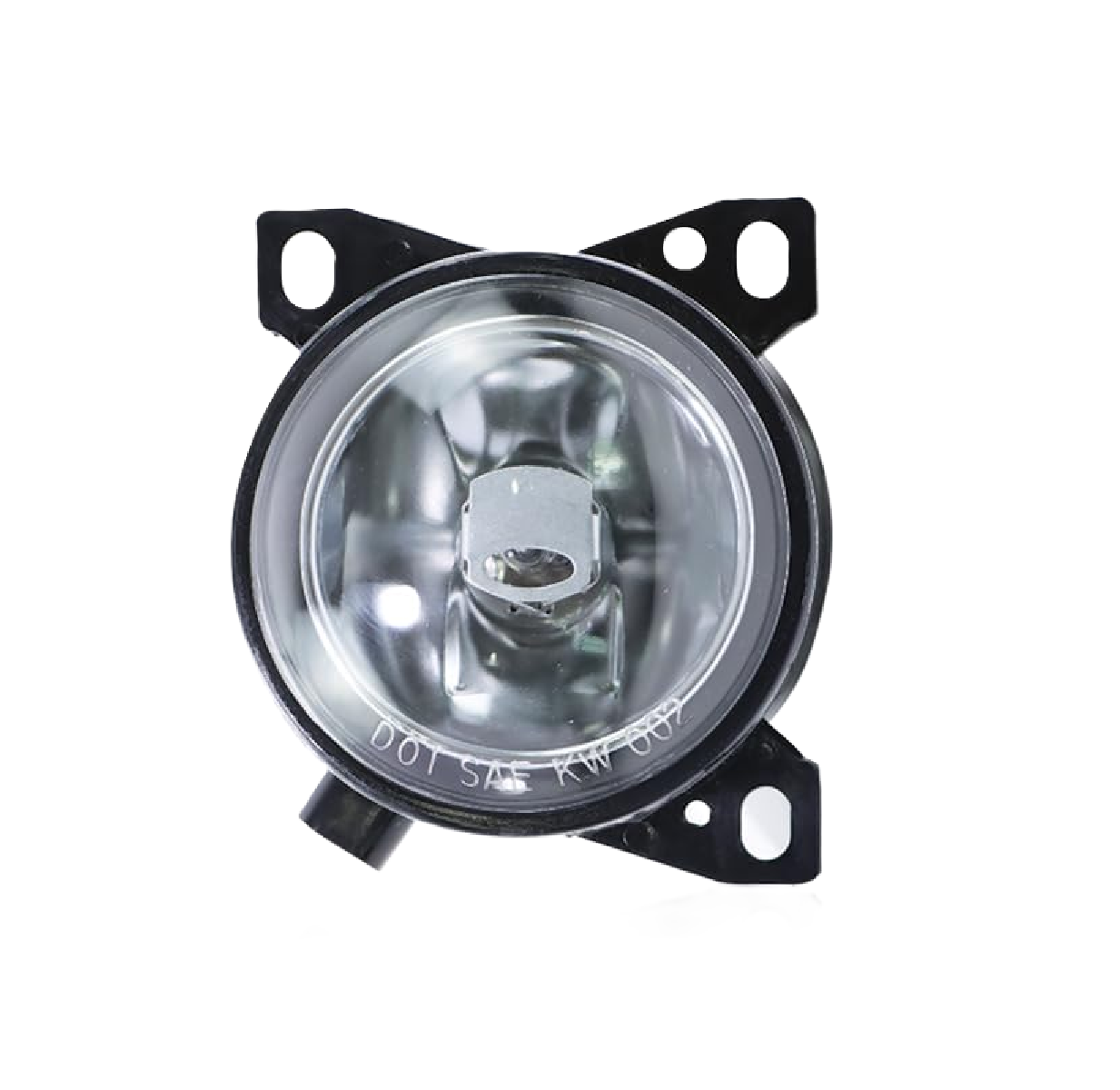 Fog Lights Assembly for Kenworth T660 2008-2015, Clear Lens White Housing Fog Lamp