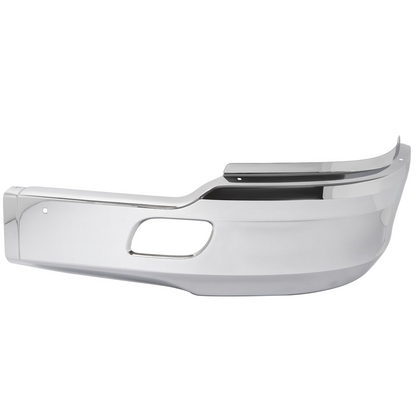 适用于 2013-2021 款 Kenworth T680 的镀铬保险杠（不带雾灯孔）塑料件
