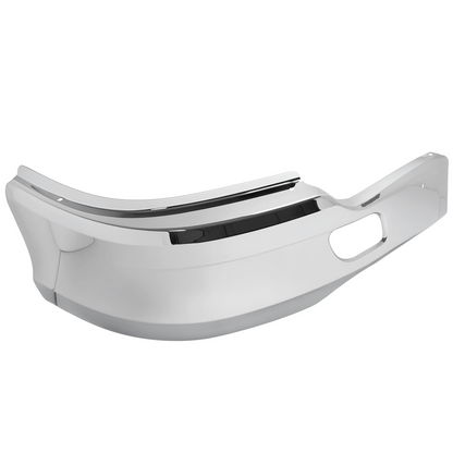 适用于 2013-2021 款 Kenworth T680 的镀铬保险杠（不带雾灯孔）塑料件