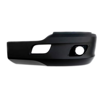 适用于 Kenworth T680 2013-2021 的黑色塑料前保险杠角件，带雾灯孔，驾驶员侧左侧/乘客侧右侧