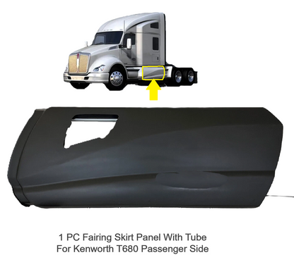 Middle Step Fairing Panel For Kenworth T680 Left Driver Side W/ Hole 69.3In (176CM)