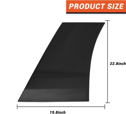 Black Front Side Fairing Panels for Kenworth T680 Next Gen 2022 2023 2024