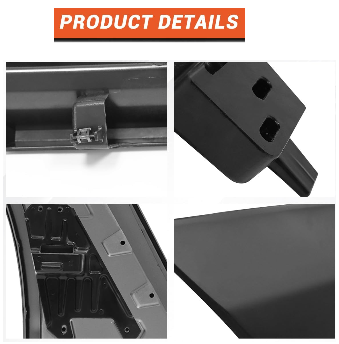 Black Front Side Fairing Panels for Kenworth T680 Next Gen 2022 2023 2024