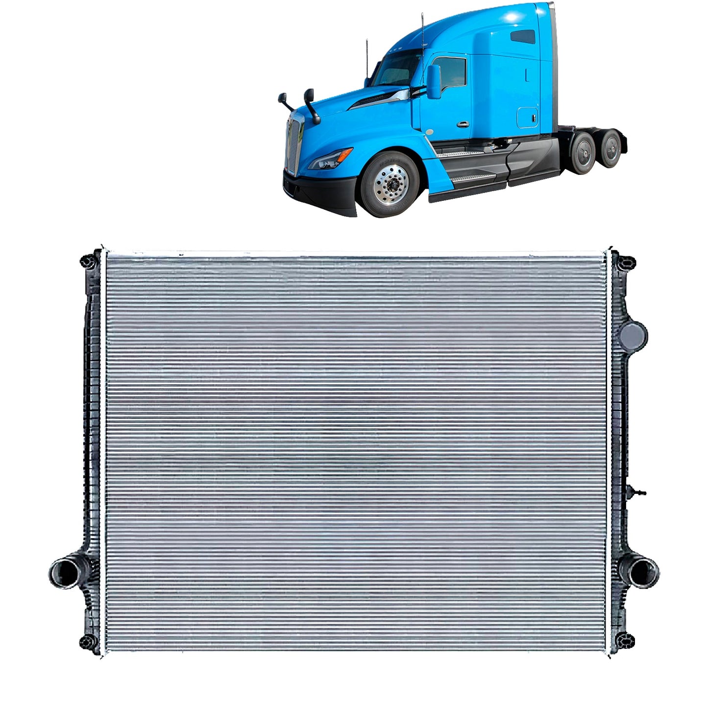 Radiator - Core and Tank Compatible with Kenworth T680 Next Gen 2022+  | PY091001