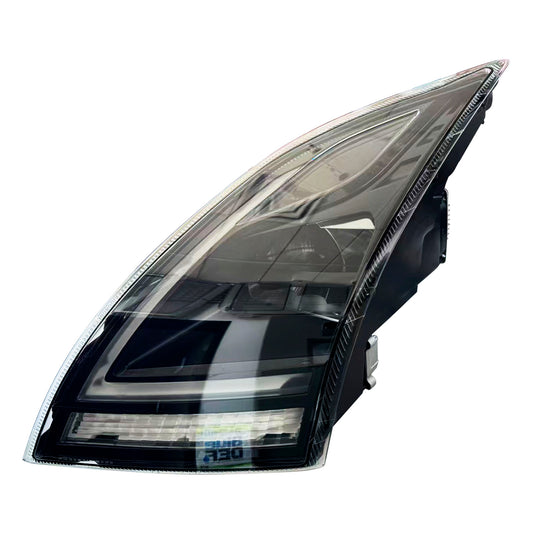 Volvo VNL / VNR 2018+ Black Reflective LED Headlight With DRL, Without LED Control Module