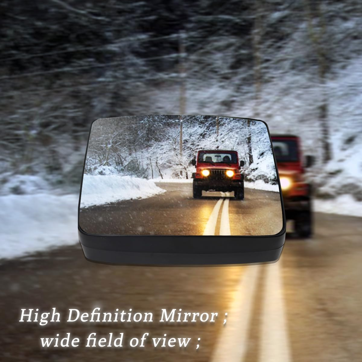 Compatible with Kenworth T880 T680 2013-2021 OE door mirror lower convex replacement small glass