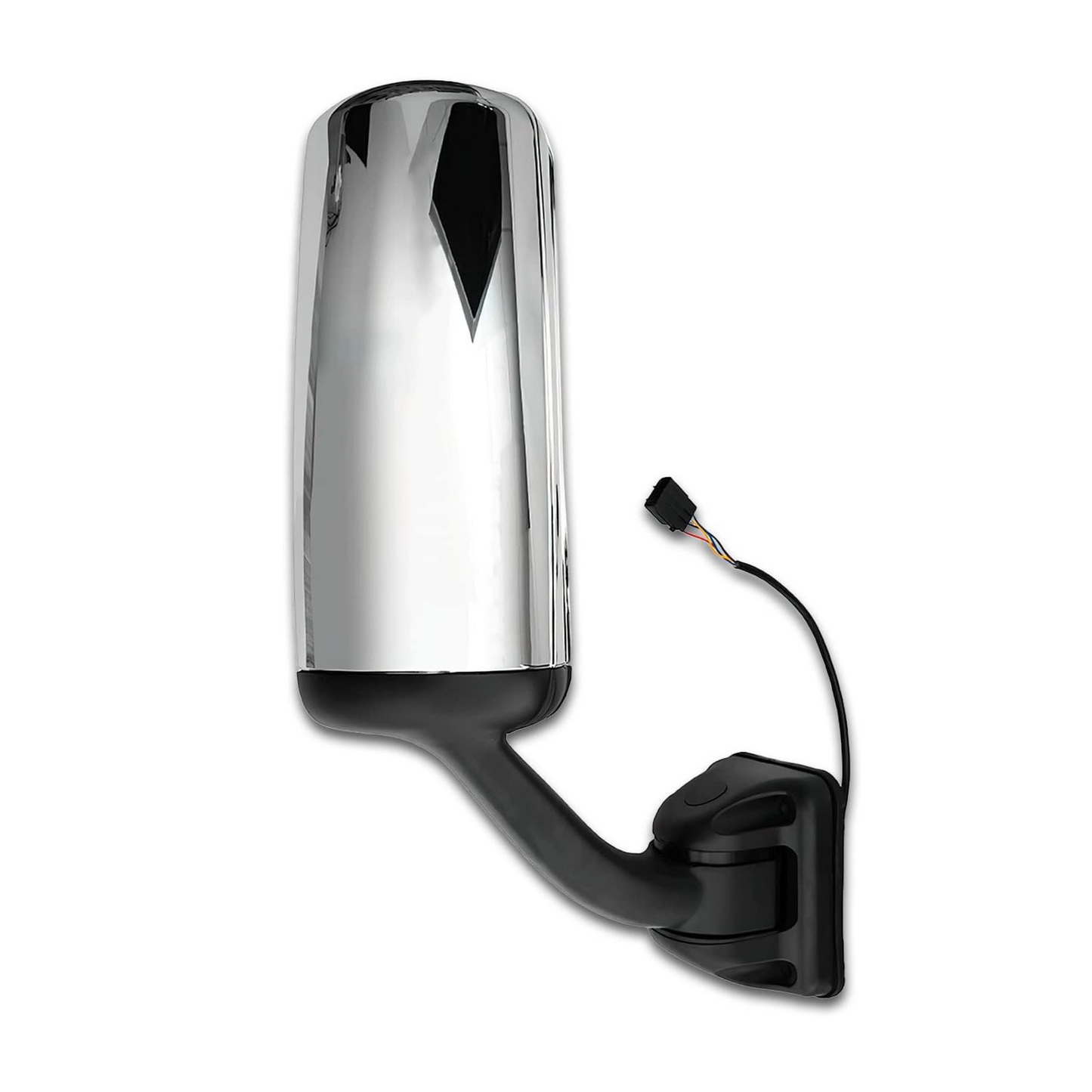 Freightliner Cascadia 2015-2017 Door Mirror,  Chrome Door Mirror Assembly