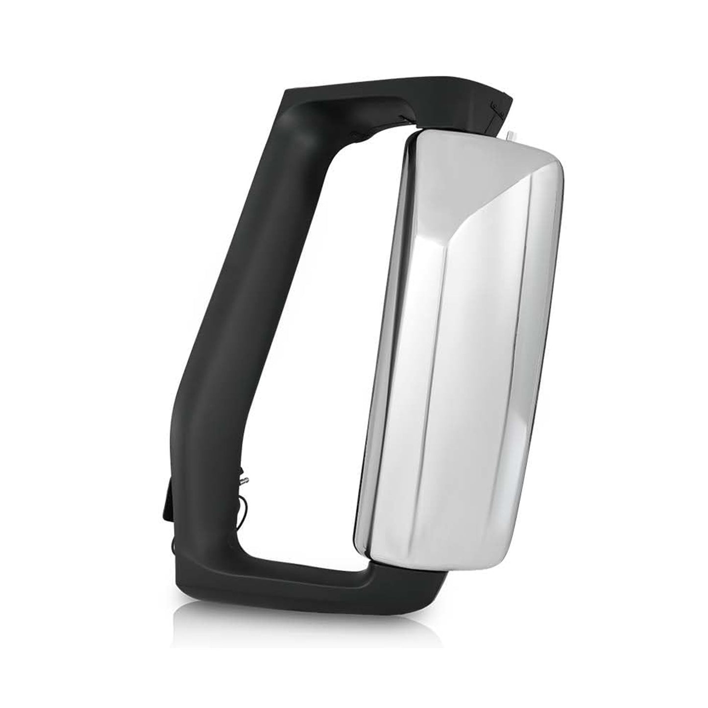 Side View Door Mirror – Power Heated Chrome (Left Driver Side) Compatible with Volvo VNL 2004–2024