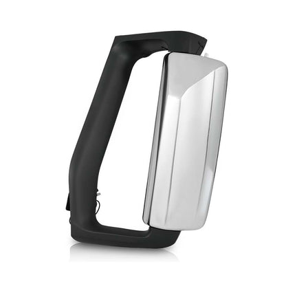 Side View Door Mirror – Power Heated Chrome (Left Driver Side) Compatible with Volvo VNL 2004–2024
