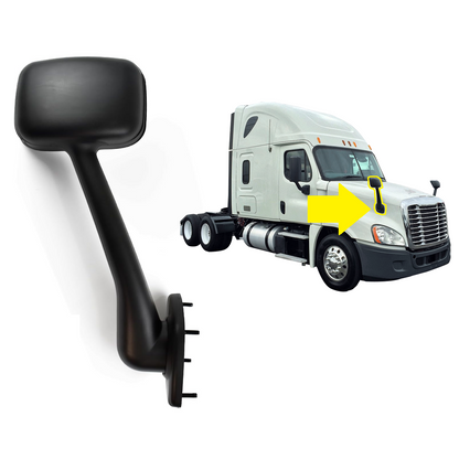 Freightliner Cascadia 2008-2017 Hood Mirror Black Right Passenger Side