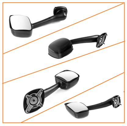 Freightliner Cascadia 2008-2017 Hood Mirror Black Left Driver Side FHM011B-D