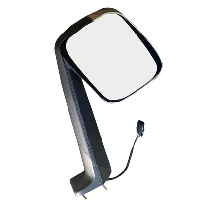 Freightliner Cascadia 2018+ Hood Mirror with Heated Glass Chrome Left Driver Side