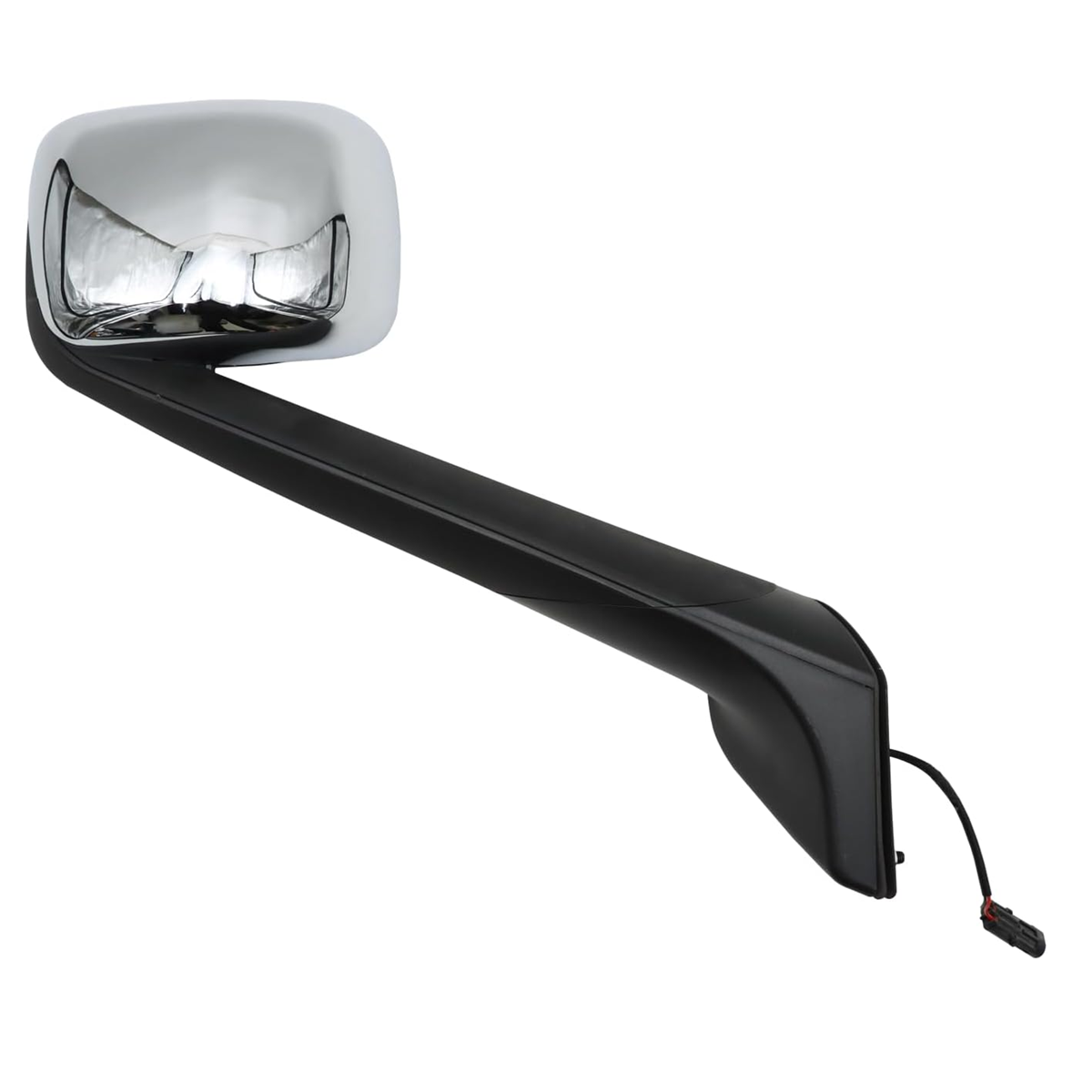 Freightliner Cascadia 2018+ Hood Mirror with Heated Glass Chrome Right Passenger Side