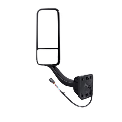 Freightliner Cascadia 2008-2015 Side Door Mirror, Black Door Mirror Assembly
