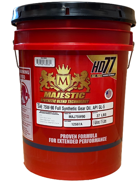 Full Synthetic Gear / Differential Oil API GL-5 - 5 Gallon Buckets - ( MAJ75W905G )