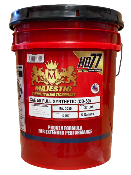 Sae 50 Full Synthetic Manual Transmission Oil (PS-164 REV 7) 5 Gallon bucket - ( MAJCD505G )