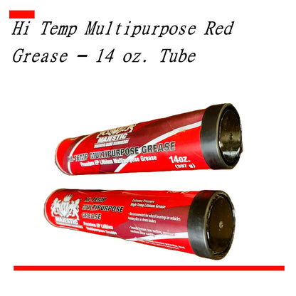 Hi Temp Multipurpose Red Grease – 14 oz. Tube