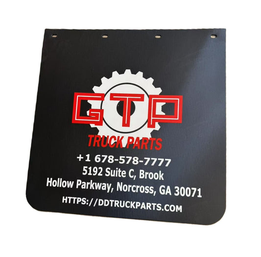 Black Mudflap MFP 24"*24" Thickness 3mm for Semi Truck, Trailer