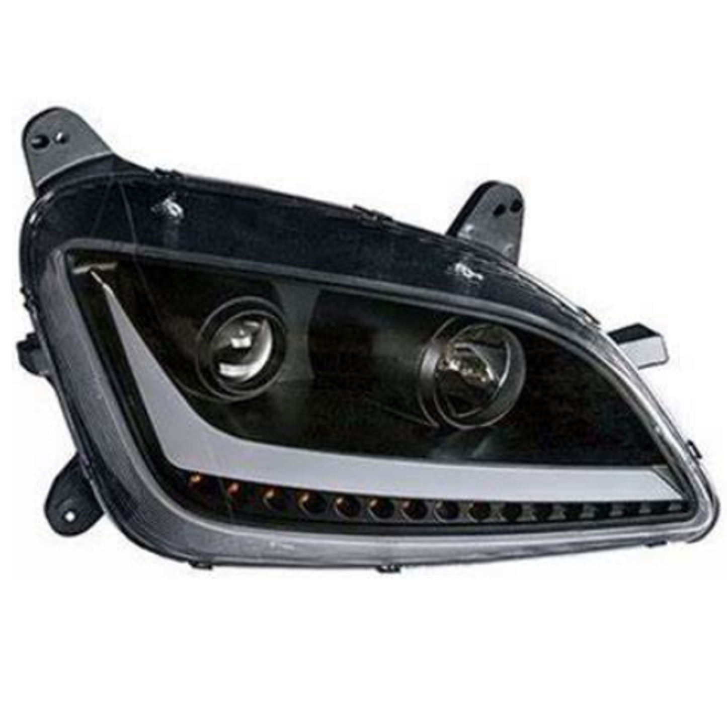 Peterbilt 579 led Headlight Black